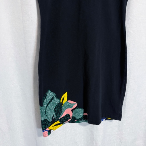 Adidas X Her Black and White Floral Tee Dress Size Medium - Picture 4 of 10